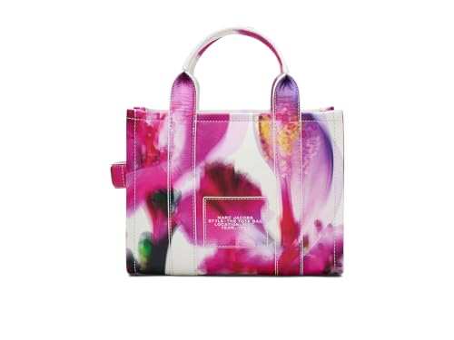 Marc Jacobs, Womens, The Future Floral Leather Small Tote Bag, White Multi, One-Size2