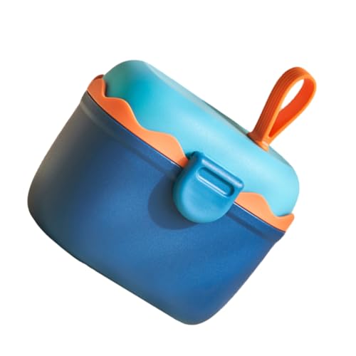 Abaodam 粉ミルクボックス トラベルフォーミュラディスペンサー 粉ミルク 携帯用 離乳食保存容器 ベビーミルクパウダー 食品用の容器 ベビーディスペンサー 粉ミルク保存容器 pp Blue