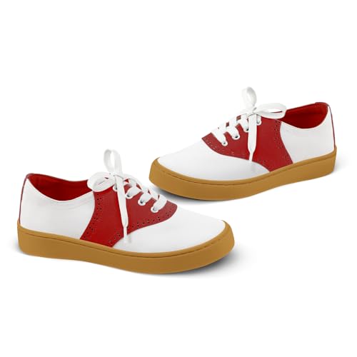 Image of Hot Chocolate Design All-Day Women's Lace-Up Sneakers | Canvas Upper, Cushioned Footbed with Arch Support, Flexible Rubber Outsole, Vegan Construction, Casual Everyday Sneakers