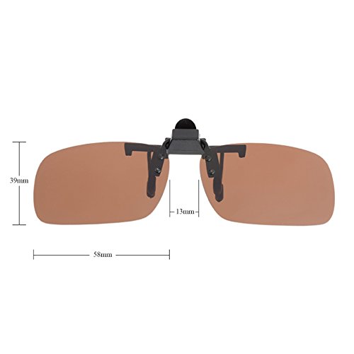 Punasi 4 Pack Flip Up Polarized Sunglasses Clips For Prescription Glasses #TOP2