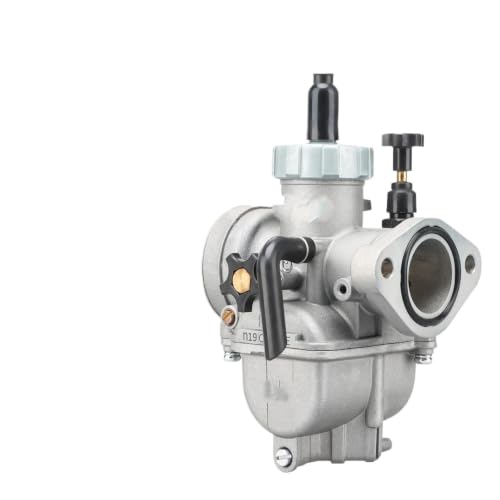 �O�L���u���^�[ �ɓK������GY6 ATV 50cc-350cc �G���W�� 2T 4T �I�[�g�o�C�L���u���^�[ PE17 19 22 24 26 28 �~�����[�g���t�����W�ƃW�F�b�g(PE19mm Silvery)