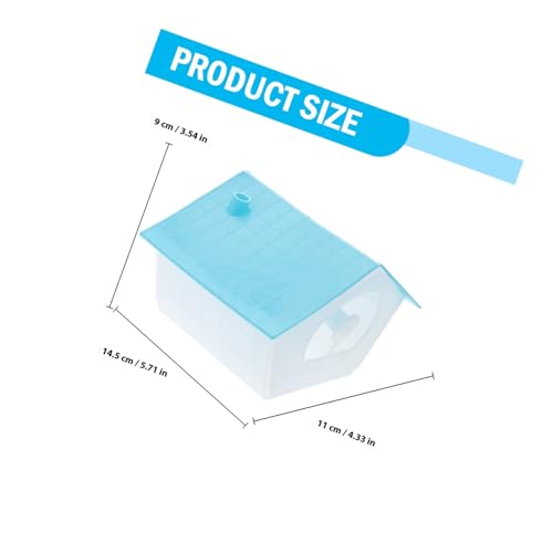 EXAOMBLE 3セット 鳥家屋外装飾用 鳥巣箱キット 耐久性ある小型バードハウス ガーデンハムスターリス巣兼用 ランダムカラー ランダムカラー