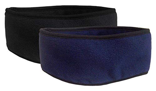 N'Ice Caps Kids 2-Pack Double Layered Winter Fleece Stretch Earlap Headband
