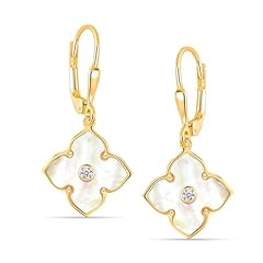 CZ MOP Clover LeverBack