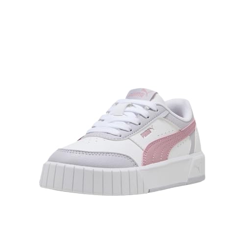 Image of PUMA Kids Girls Carina Mia Lace Up Sneakers Shoes Casual - White