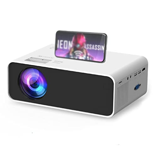 YLPCK NIZYH E460 Proyector LED Mini proyector para smartphone, inalámbrico o espejo USB para teléfono Android, WiFi Video Beamer (Color: C)