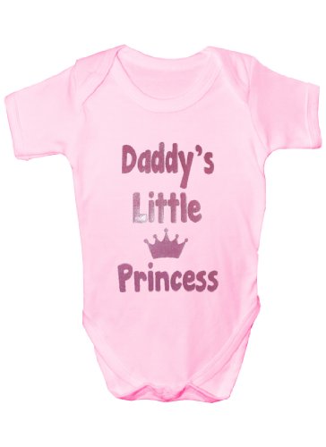 Image of Daddy's Little Princess Babygrow Girl Vest 0-3 Pink