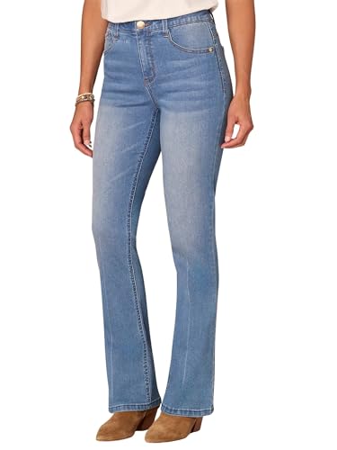 High Rise Embroidered 'D' Itty Bitty Boot Jeans by Democracy2