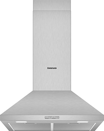 CONSTRUCTA CD616650 Wandhaube/Edelstahl / 60 cm/LED Beleuchtung