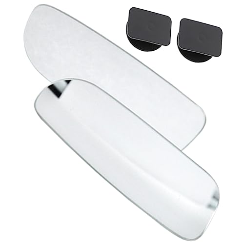 Anneome 360° Car Blind Spot Mirror Rectangular Rear View Mirror Explosion-proof Film Anti-glare for Safer Driving