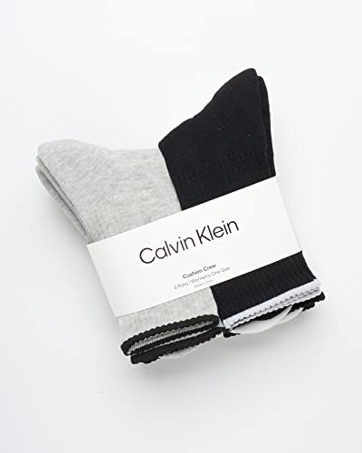 Calvin Klein Women's Socks - Cushion Athletic Crew Socks (6 Pack)2
