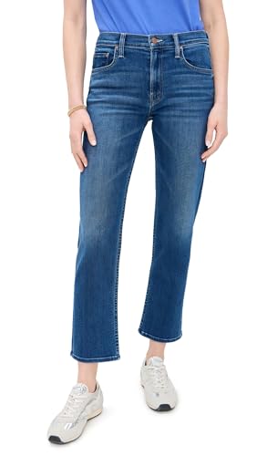 MOTHER Women's The Smarty Pants Flood Jeans, Connect The Dots, 27