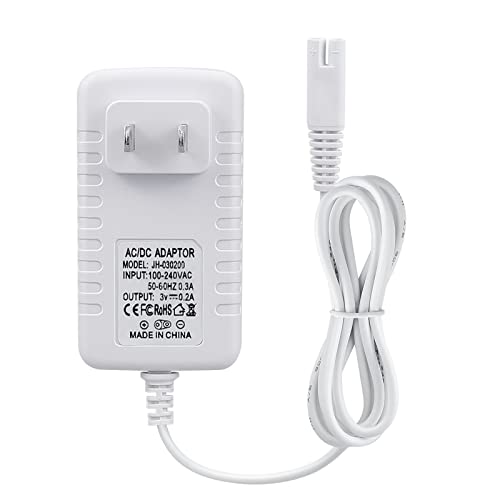 Charger Replacement for Waterpik Water Flosser WP360W WP462 WP450 Power Cord 5ft White