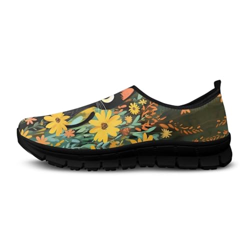 Image of Womens Slip On Walking Shoes Non Slip Loafer Breathable Holiday Travel Shoe Lightweight Casual Low Top Sneakers SizeUS 5.5-11.5