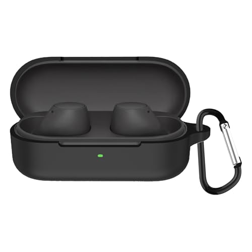 YAODLE For SONY WF-C510 �P�[�X �\�j�[ WF-C510 �V���R���� �S�ʕی� �����h�~ �L�Y�h�~ �ϏՌ� �����[�d�\ �y�ʏ��^ �J���r�i�t��(�u���b�N)