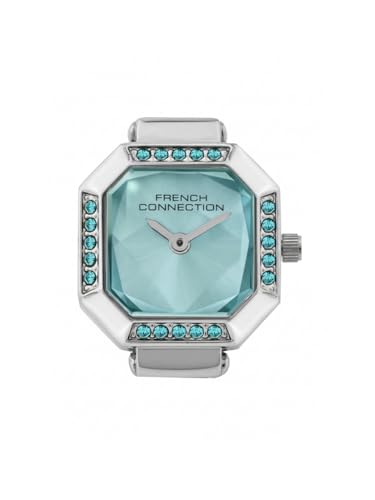 Image of French Connection Women's Sunray Blue Dial Analog Ring Watch - FCR01USM
