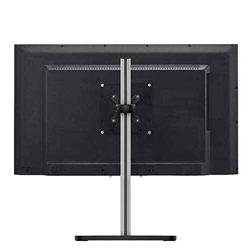 Atdec Quad/Triple/Dual/Single Monitor Desk Mount - Freestanding Base - Loads Up To 17.6Lb Flat Or 13.5Lb Curved - Vesa 75X75, 100X100 - Quick Display Release, Tilt, Pan, Landscape/Portrait #TOP7