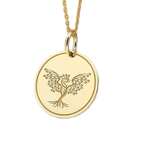 Pendentif arbre à oiseaux en argent sterling 925 plaqué or avec chaîne 45 cm