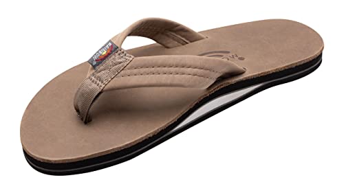 Image of Men's Luxury Leather Single Layer Arch Sandals