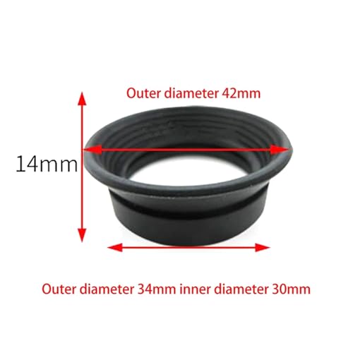 Copas binoculares de goma de 30 mm para ocular de telescopio astronómico de 29-31 mm 6