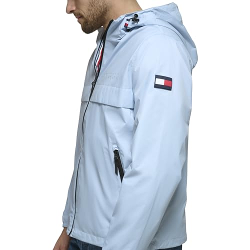 Image of Tommy Hilfiger Men's Simple Hooded Rain Jacket