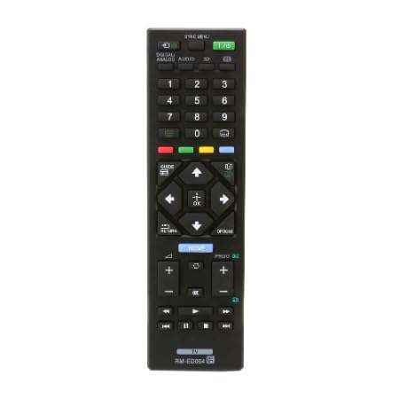V3Deals Compatible Remote for Sony Bravia LED LCD TV | with 3D Button(Black) Universal RM-ED054