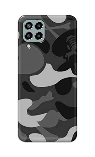 Image of Printed Hard Back Cover Case for Samsung Galaxy M33 5G Back Cover (Army Pattern) -702