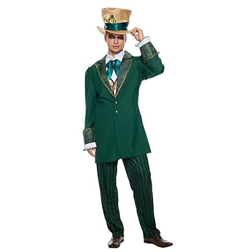 FantastCostumes The Hatter Costume with Top Hat - Image 4
