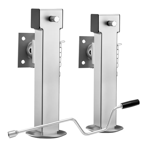 XPOtool Stabilizzatori rimorchio, Set 2 Piedi di Supporto Pieghevoli Max 1350 kg a Piede