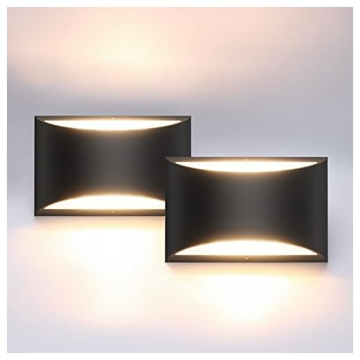 Aipsun Black Modern LED Wall Sconce Hardwired Indoor Wall Lights Set of 2 Up and Down Wall Mount Light for Living Room Bedroom Hallway Corridor Conservatory Warm White 3000K(with G9 Bulbs)