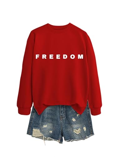 Charlie Kirk Freedom Sweatshirt, Freedom Sweatshirt, Charlie Kirk Shirt, Unisex Letter Printed Crewneck
