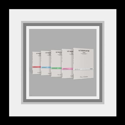 LE SSERAFIM EASY 3rd Mini Album Compact SET #1-#5 avec photocards officielles et tracking LSFM