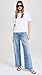 American Vintage Women's Fizvalley Tee, Blanc, White, S