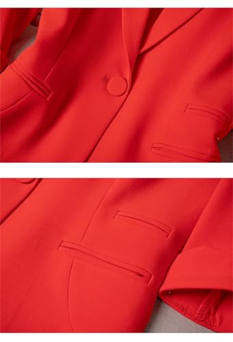 Women Spring Summer Wear Half Sleeve Jacket Office Blazer3