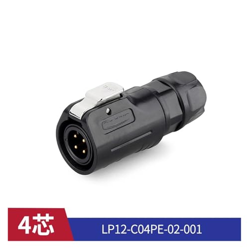 Conector aviación LP12 de plástico de ingeniería con rosca estana IP68 3