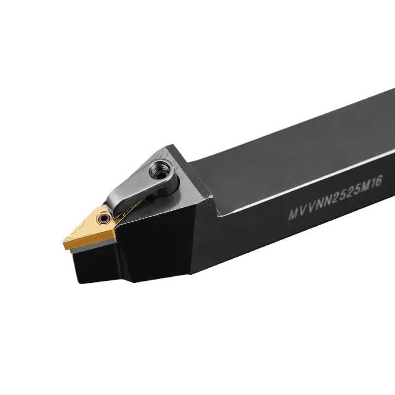 1pc MVVNN1616 MVVNN2020 MVVNN2525 MVVNN3232 External Turning Tool MVVNN Lathe Bar Turning Holder CNC Cutting Tool Cutter Bar(MVVNN1616K16)