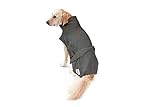  Lill\'s Albornoz para Perros, 100% algodón orgánico, Gris Piedra orgánica