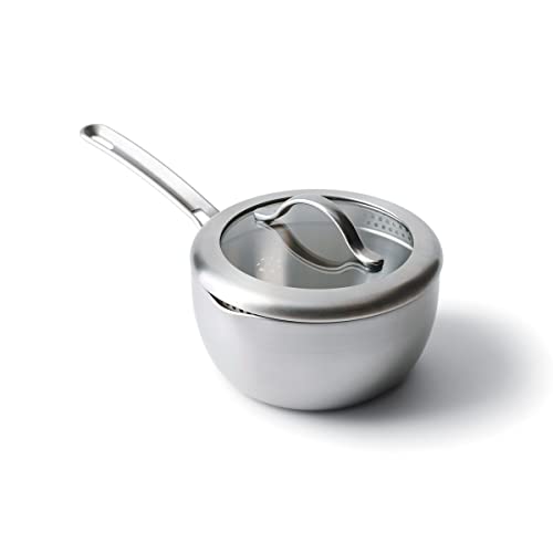 GreenPan Five-Two Food52, Panela Coberta 1,5QT, Preta