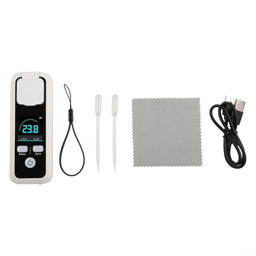 Glomc Monitor de azúcar en sangre, medidor inteligente de azúcar con función impermeable para mediciones precisas en frutas y bebidas (JBM 10)