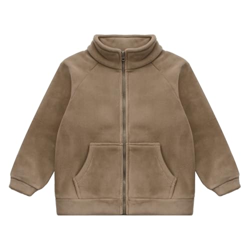 Kids Boys Girls Ultra Soft Fleece Jacket Full Zip Sweatshirt Winter Thick Warm Outerwear2