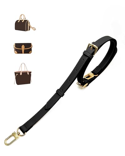 Image of Vachetta Bag Strap for LV Speedy Boulogne Noe and More, Black