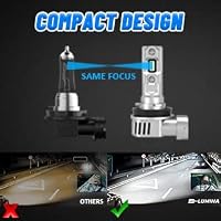 D-Lumina H8/H11 LED Fényszóró Izzó 16000LM 100W - Canbus Hibamentes Autólámpa 6500K Fehér Fény - 2 db Szett 9