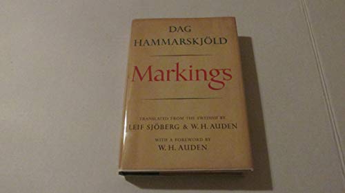 DAG HAMMARSKJOLD - Markings B000R9V0SU Book Cover