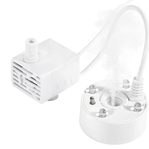 TocaFeank Nebulizzatore ad ultrasuoni, Nebulizzatore per acquario - Macchina per la Stagno Mister Mist Maker | Macchina per nebulizzazione ad ultrasuoni, Mister Fogger per acquario con fontana