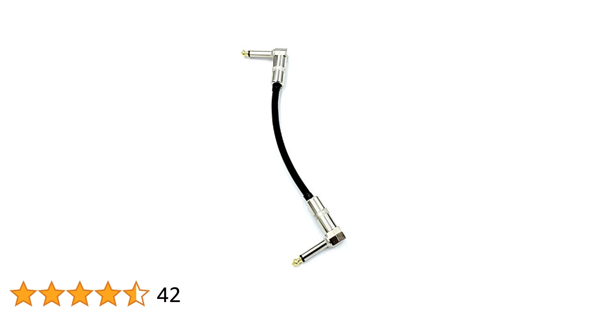 【MOGAMI2524】★オーダー品★パッチケーブルSS/L35㎝×11本セット モガミ 【 MOGAMI 2534 】黒 20cm L-S型 ギターパッチケーブル