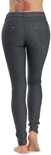 Image of Prolific Health Women's Jean Look Jeggings Tights Slimming Many Colors Spandex Leggings Pants Capri S-XXXL