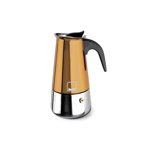 IBILI - Cafetera express Moca Cupra, 2 tazas, 100 ml, Acero Inoxidable, Apto para inducción IBILI - Cafetera express Moca Cupra, 2 tazas, 100 ml, Acero Inoxidable, Apto para inducción