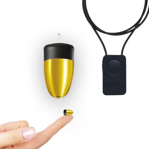 Pinganillosocultos Pinganillo Examenes Bluetooth Oculto - Auricular Espia Invisible Inalambrico Copiar Examen. (Pinganillo MicroMini + Collar Bluetooth v5)