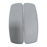 Amagogo 2X Office Chair Armrest Pads Office Chair Arm Rest, TPU, Universal, Accessories Waterproof Replace Parts Easy to Install Gray