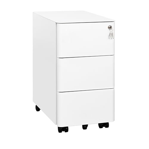 HOMSTEEL Cajonera móvil Archivador Metálico